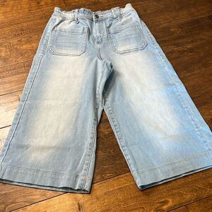 Matilda Jane Light Blue Wide Leg Crop, size 26!